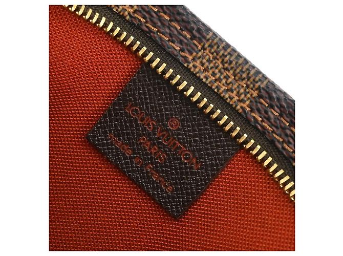 Louis Vuitton Trousse Make Up Damier Canvas Marrone - vista 4