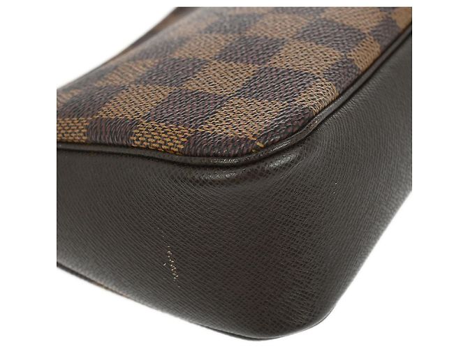 Louis Vuitton Trousse Make Up Damier Canvas Marrone - vista 7