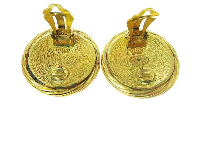 Clip Chanel CC in metallo D'oro - vista 3