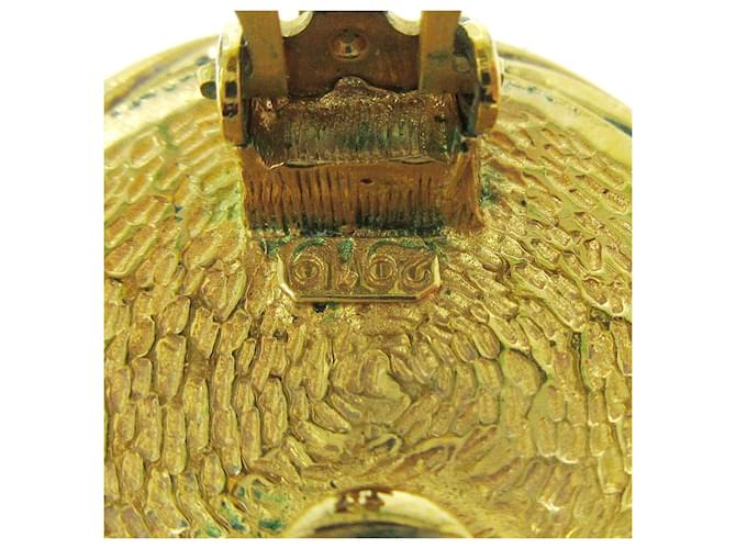 Clip Chanel CC in metallo D'oro - vista 4