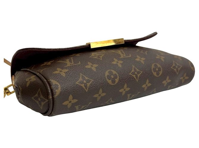 Borsa in pelle Louis Vuitton Favorite MM Marrone - vista 7