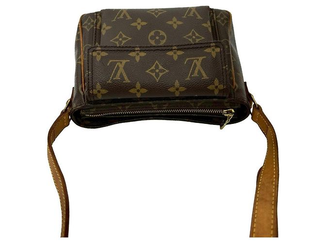 Borsa a spalla mini Viva Cite PM in pelle Monogram Louis Vuitton Marrone - vista 4