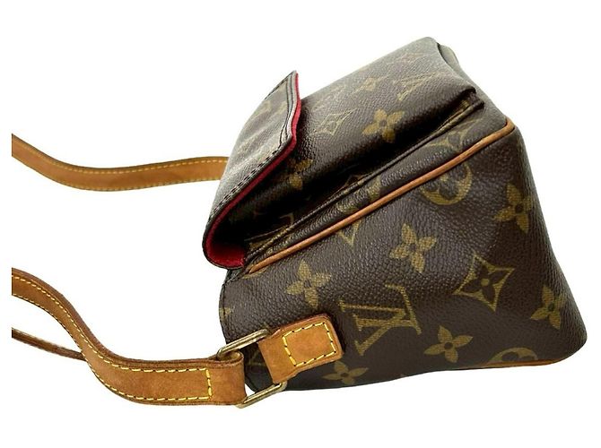 Borsa a spalla mini Viva Cite PM in pelle Monogram Louis Vuitton Marrone - vista 5