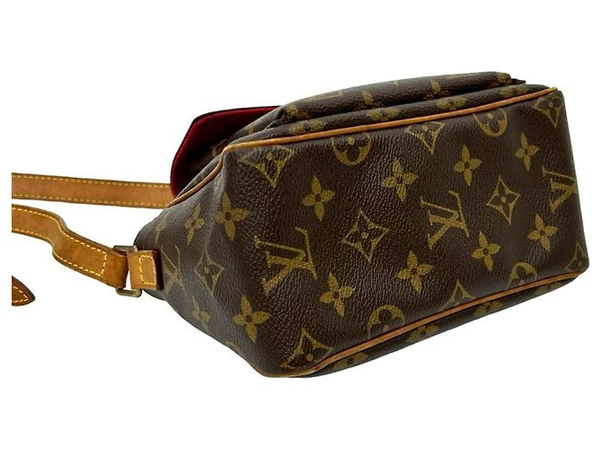 Borsa a spalla mini Viva Cite PM in pelle Monogram Louis Vuitton Marrone - vista 7
