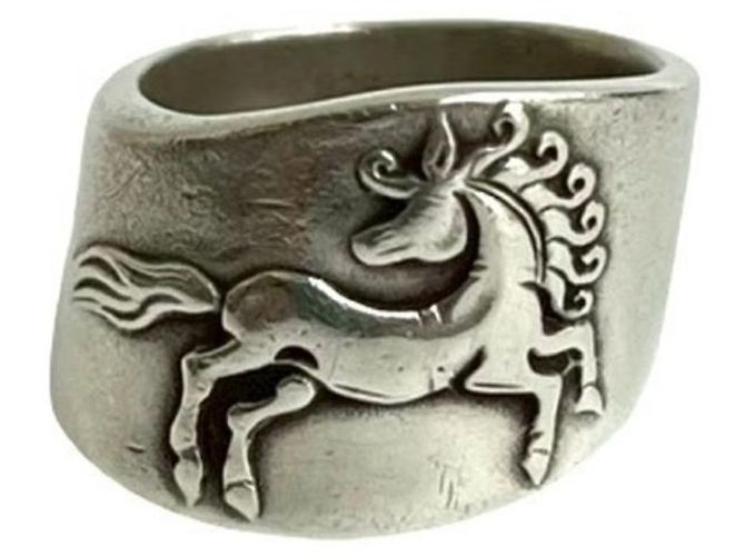 Ring Hermès Anello Gallop Cavallo HERMES Argento - vista 5