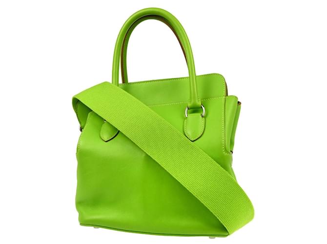 Hermès Hermes Toolbox Bag Swift 20 Grün - Ansicht 2