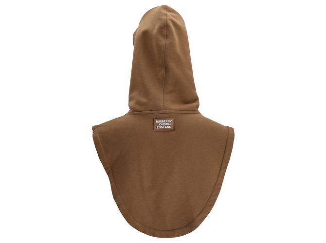 Dickey con cappuccio Burberry in cotone marrone Rosso - vista 3