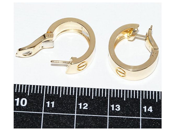 Orecchini in diamante Cartier LOVE Au750 D'oro - vista 4