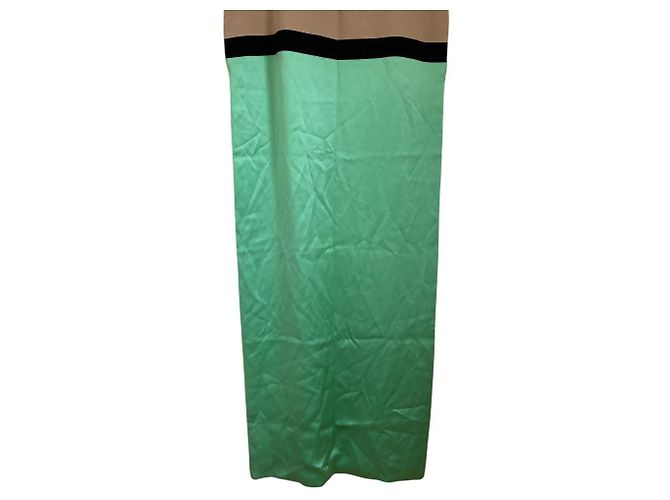 Autre Marque Langes Kleid Fausto Puglisi Schwarz Grün - Ansicht 5