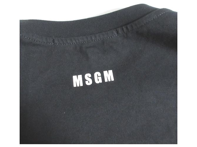 Autre Marque Vestido de algodón sin mangas MSGM con lazo Negro - vista 6