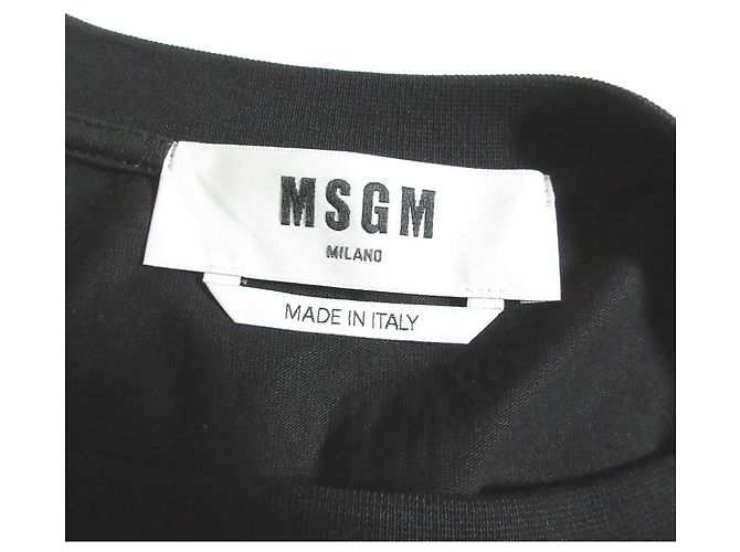 Autre Marque Vestido de algodón sin mangas MSGM con lazo Negro - vista 7