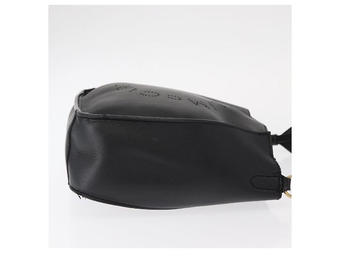 Stella Mc Cartney Borsa a tracolla con logo Stella McCartney in ecopelle perforata piccola Nero - vista 3