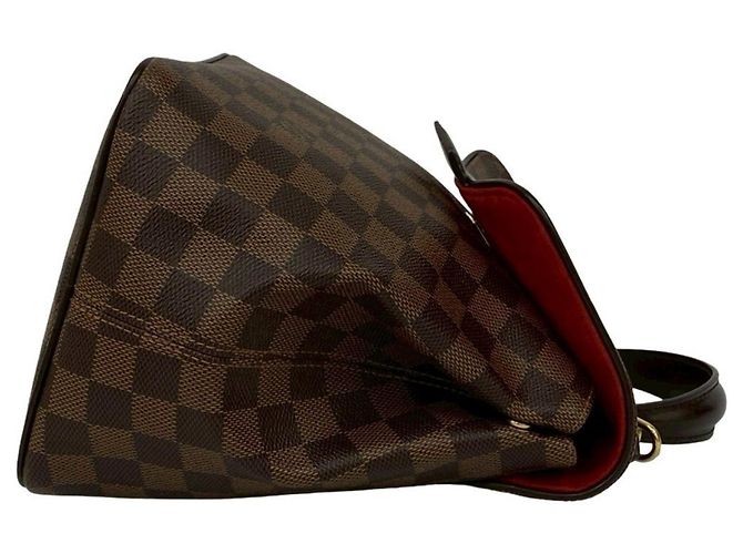 Louis Vuitton Bergamo PM Damier Lederhandtasche Braun - Ansicht 6