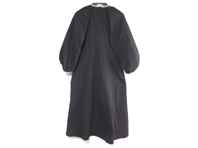 Autre Marque Langes Pulloverkleid Bow.a Schwarz - Ansicht 2