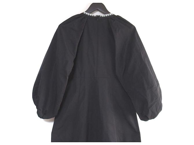 Autre Marque Langes Pulloverkleid Bow.a Schwarz - Ansicht 5