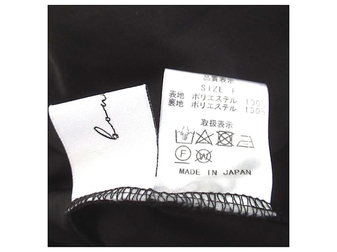 Autre Marque Langes Pulloverkleid Bow.a Schwarz - Ansicht 7