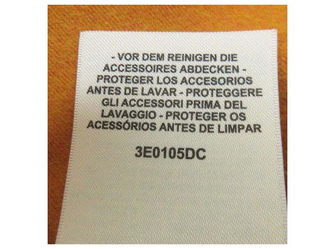 Abrigo Largo de Cachemira Hermès Castaño Mostaza - vista 9