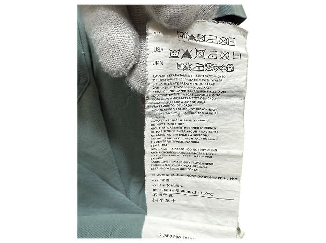Autre Marque Stone Island Piqué Baumwoll-T-Shirt Grün Hellgrün - Ansicht 7