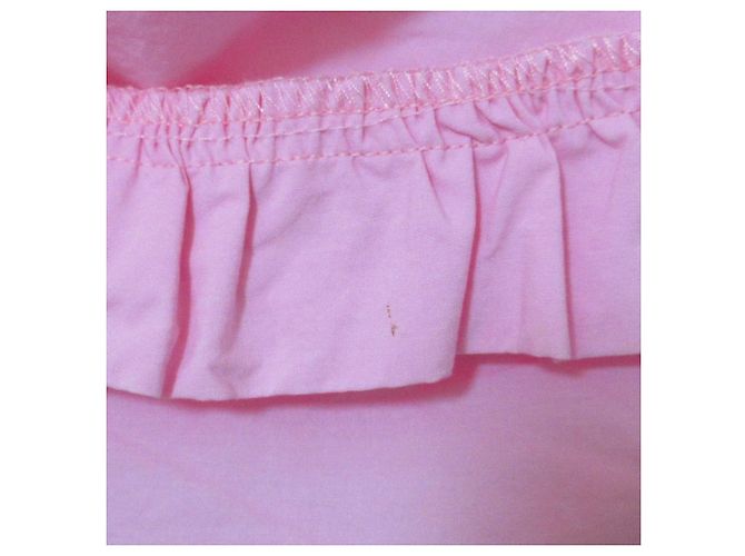 Autre Marque Abito camicia con colletto alto e maniche lunghe con volant MSGM Rosa - vista 13