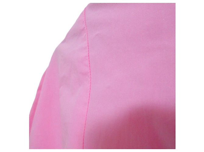 Autre Marque Abito camicia con colletto alto e maniche lunghe con volant MSGM Rosa - vista 3