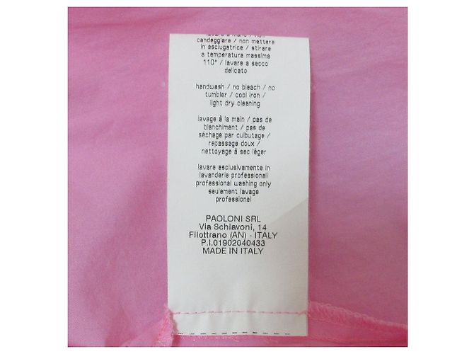 Autre Marque Abito camicia con colletto alto e maniche lunghe con volant MSGM Rosa - vista 9