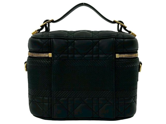 Borsa da viaggio piccola vanity Christian Dior Nero - vista 3