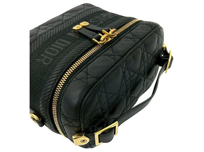 Borsa da viaggio piccola vanity Christian Dior Nero - vista 4