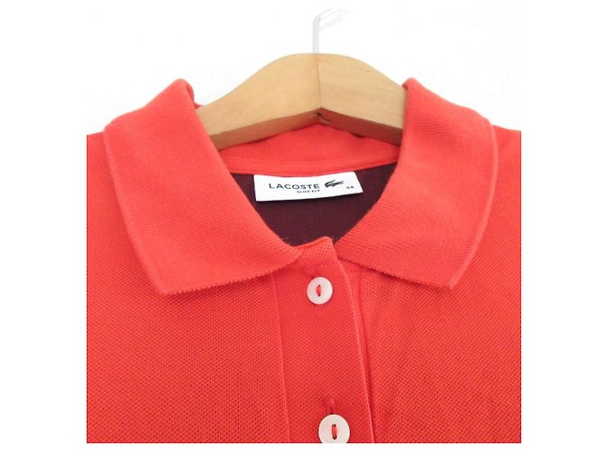 Autre Marque Lacoste Polo-Kleid Rot - Ansicht 3