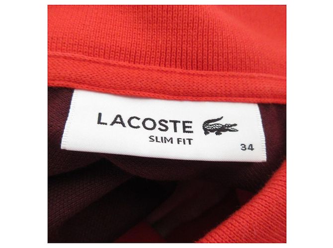 Autre Marque Lacoste Polo-Kleid Rot - Ansicht 7