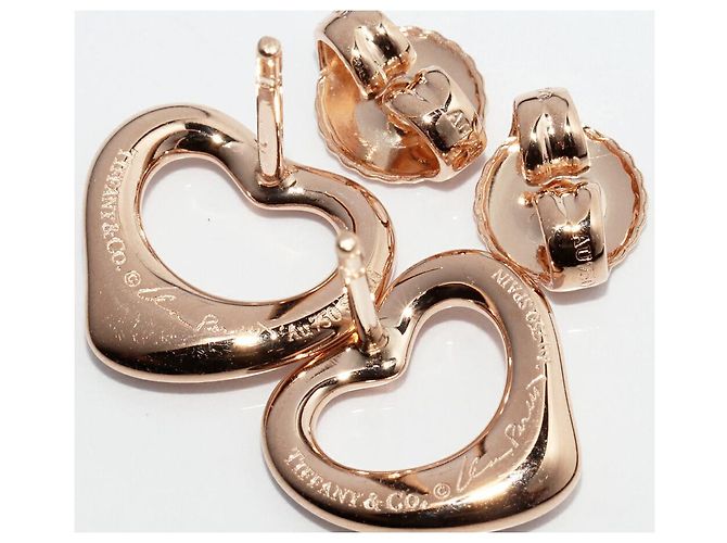 Orecchini Tiffany & Co. Elsa Peretti K18PG Rosa - vista 4