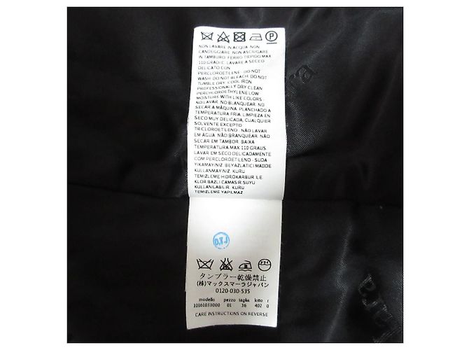Abrigo largo con capucha de lana de alpaca y piel Max Mara Orilag Negro - vista 11