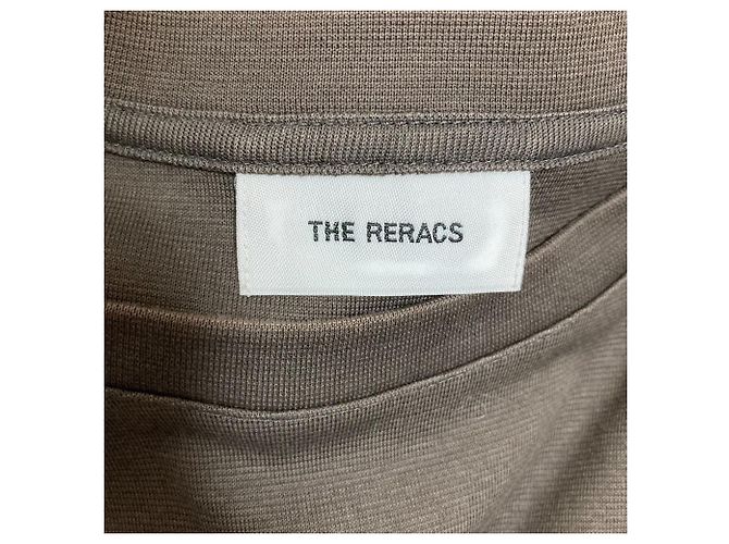 Autre Marque Vestido de jersey de algodón THE RERACS Verde Caqui - vista 4