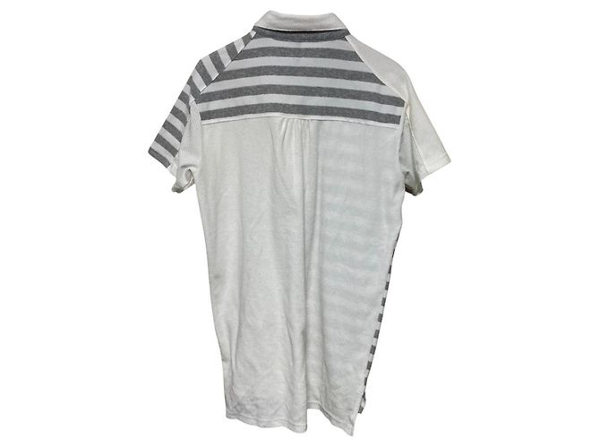 Autre Marque Camiseta de algodão de manga curta CIDAM da Russeluno Marrom Branco - vista 2