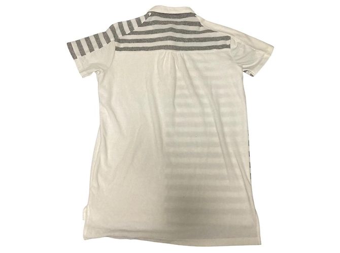 Autre Marque Camiseta de algodão de manga curta CIDAM da Russeluno Marrom Branco - vista 5