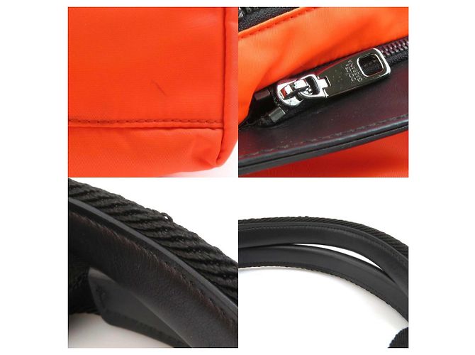 Borsa tote nera e arancione neon Dolce & Gabbana Nero - vista 4