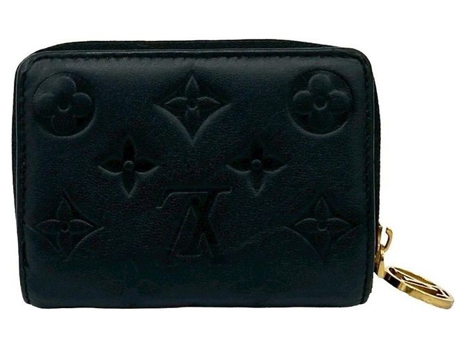 Cartera Lou Monogram Empreinte de Cuero Louis Vuitton Negro - vista 2