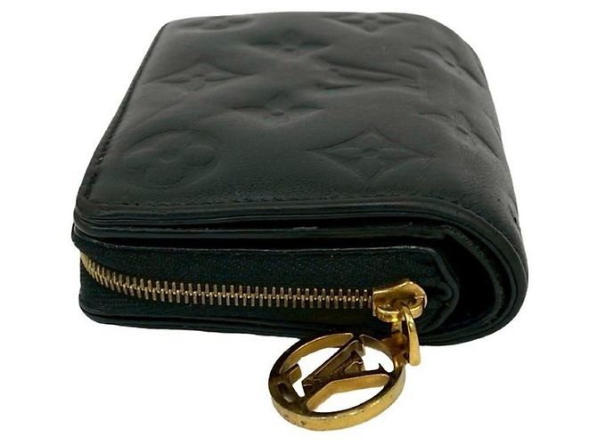 Cartera Lou Monogram Empreinte de Cuero Louis Vuitton Negro - vista 4