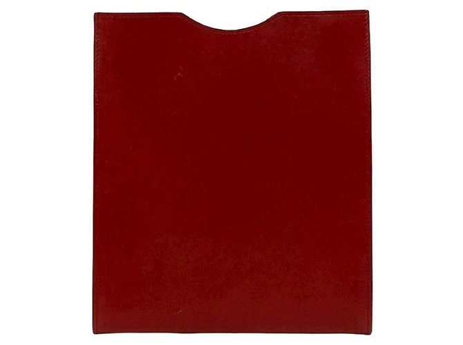 Borsa a spalla in pelle di vitello Omeni Toe Box di Hermès Rosso - vista 3