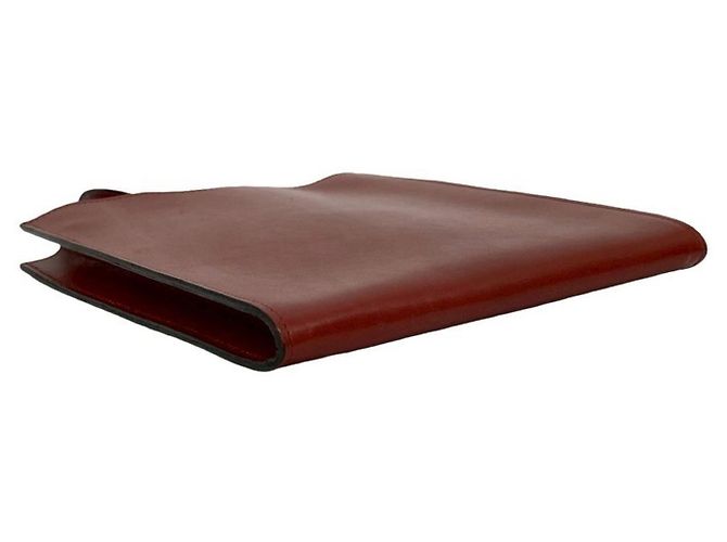Borsa a spalla in pelle di vitello Omeni Toe Box di Hermès Rosso - vista 7