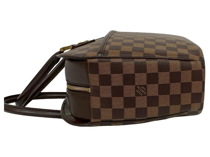 Borsa Louis Vuitton Saria Orizzontale Damier Marrone - vista 5