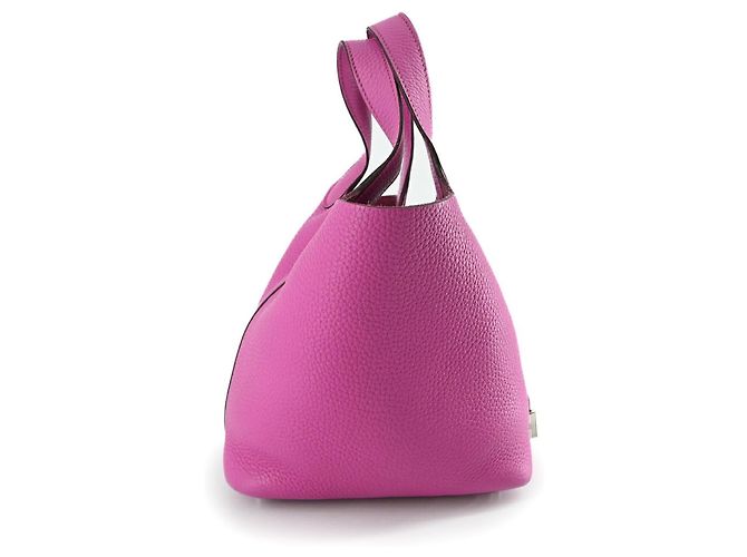 Borsa a mano/tote bag Hermès Picotin Lock PM Rosa - vista 5