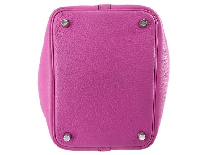 Borsa a mano/tote bag Hermès Picotin Lock PM Rosa - vista 8