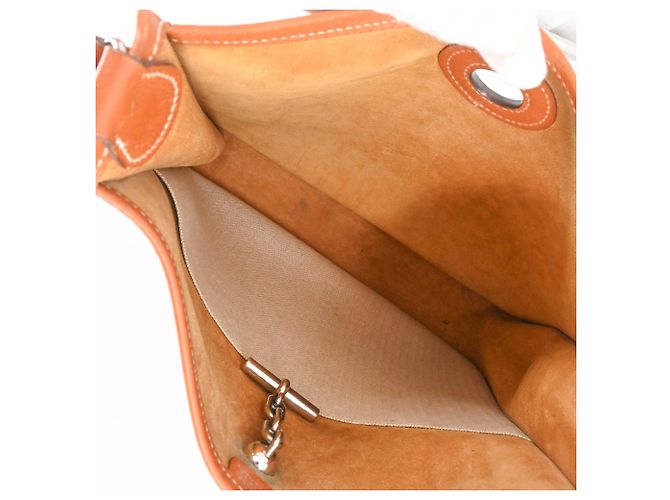 Hermès Hermes Vespa PM Schultertasche Braun Cognac - Ansicht 10