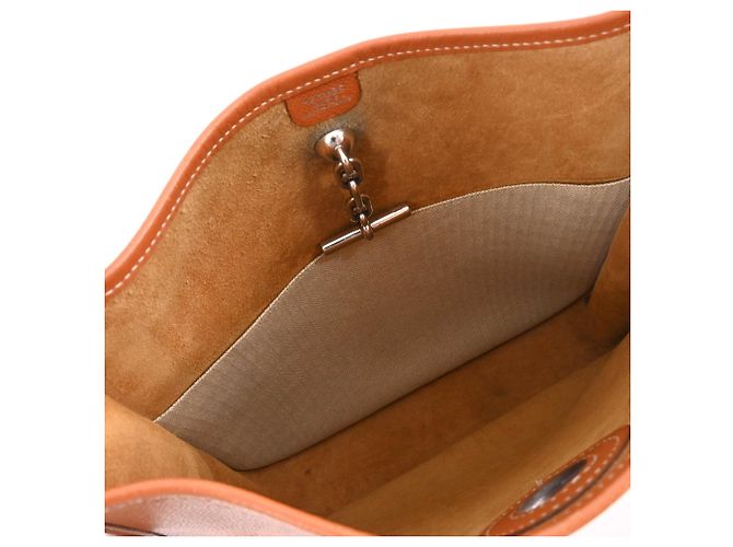 Hermès Hermes Vespa PM Schultertasche Braun Cognac - Ansicht 11