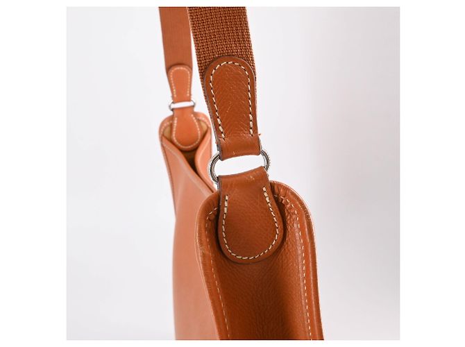Hermès Hermes Vespa PM Schultertasche Braun Cognac - Ansicht 8