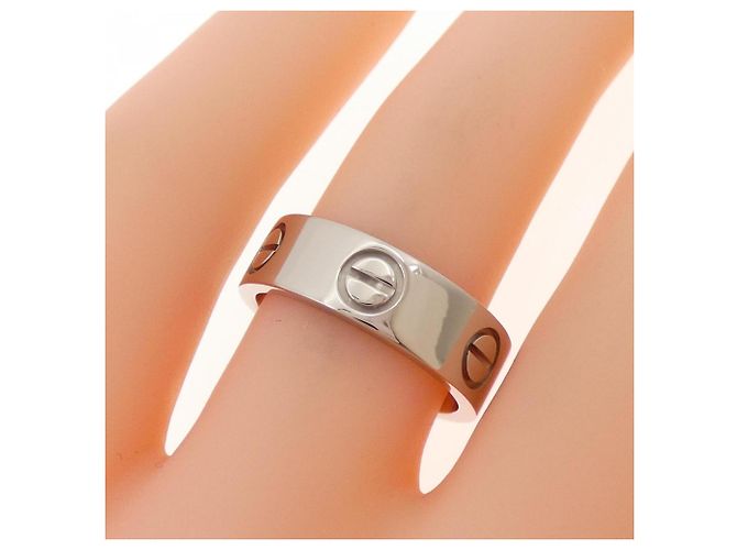 Anello Love Cartier in Oro Bianco - vista 4