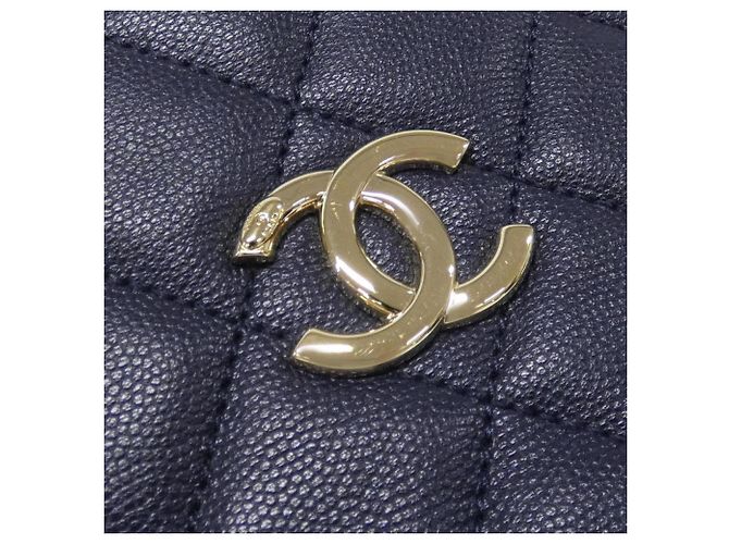 Borsa a Spalla Blu Navy Chanel AS0898 - vista 5