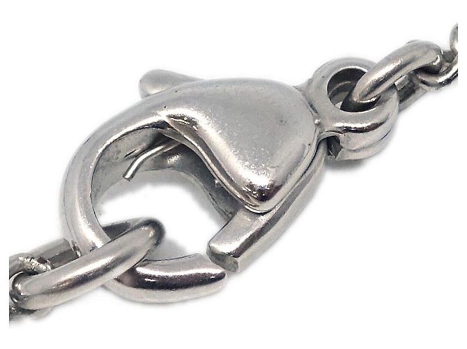 Pendente Chanel CC Logo in metallo Argento - vista 3