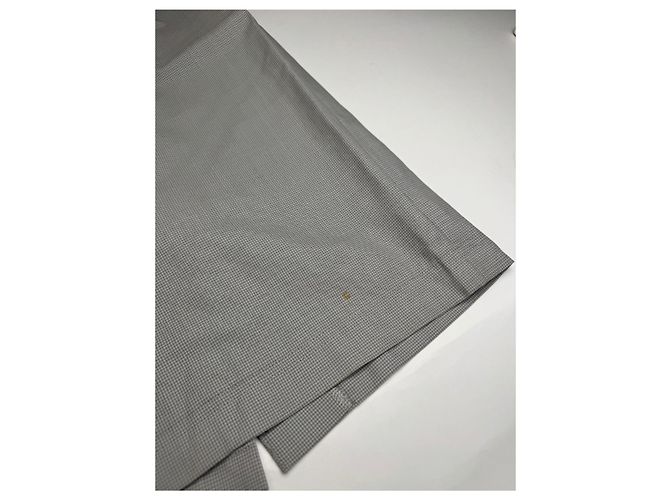 Gonna Vintage Dior A Quadri Grigio Bianco S - vista 10
