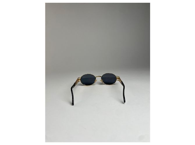 Occhiali da sole Vintage Fendi Roma Oro Nero - vista 4